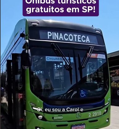 ÔNIBUS TURÍSTICOS GRATUITOS
